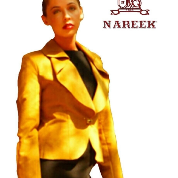 Womenjacket by NAREEK  size 4. Made in USA 🇺🇸fabric: fakesuede.
